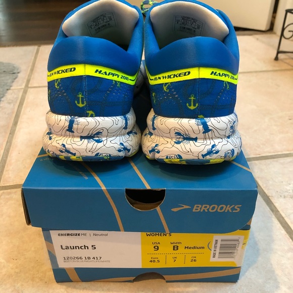 Brooks Launch5 Boston Marathon Edition Sz 9 - Picture 2 of 8